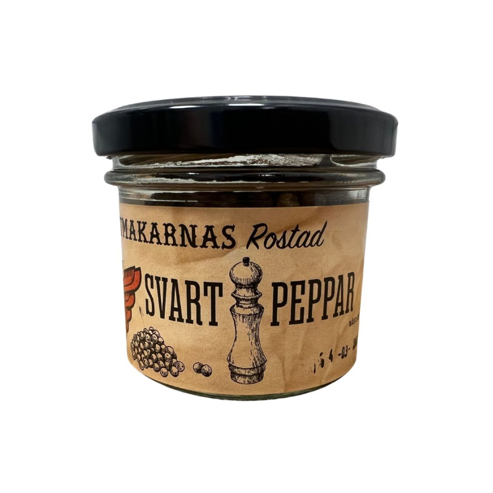 Roasted Black Pepper, 40g - Matmakarna dans le groupe Cuisine / Épices et Arômes / Poivre l\'adresse The Kitchen Lab (2214-32985)