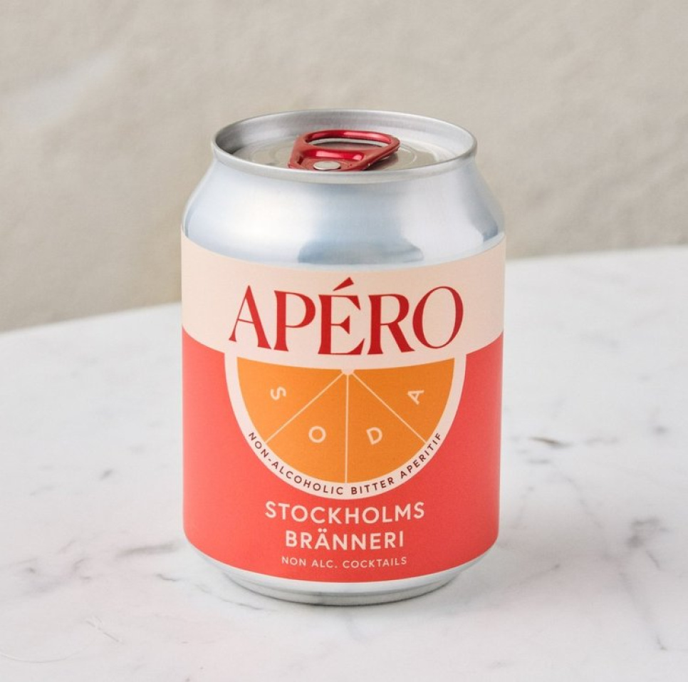 Apéro soda, 250ml, 0,5% - Stockholms Bränneri dans le groupe Cocktails et Vin / Équipement à cocktail / Autre équipement à cocktail l\'adresse The Kitchen Lab (2222-30865)