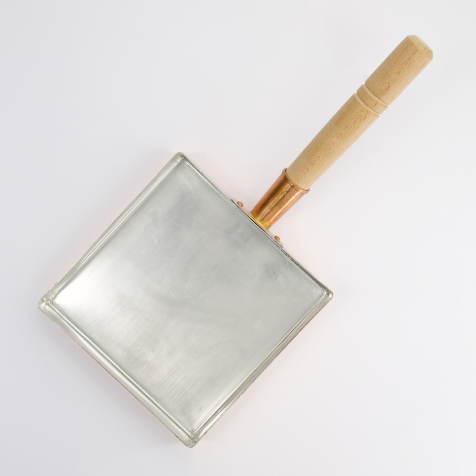 Poêle à omelette japonaise en cuivre, 18 x 18 cm