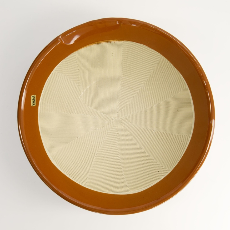 Mortier japonais, Suribachi, brun 27 cm