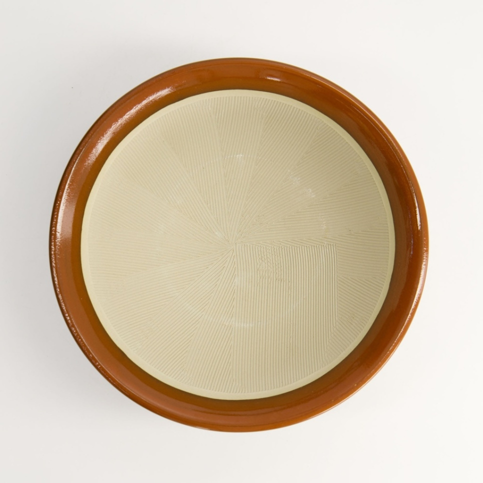 Mortier japonais, Suribachi, brun 21,5 cm