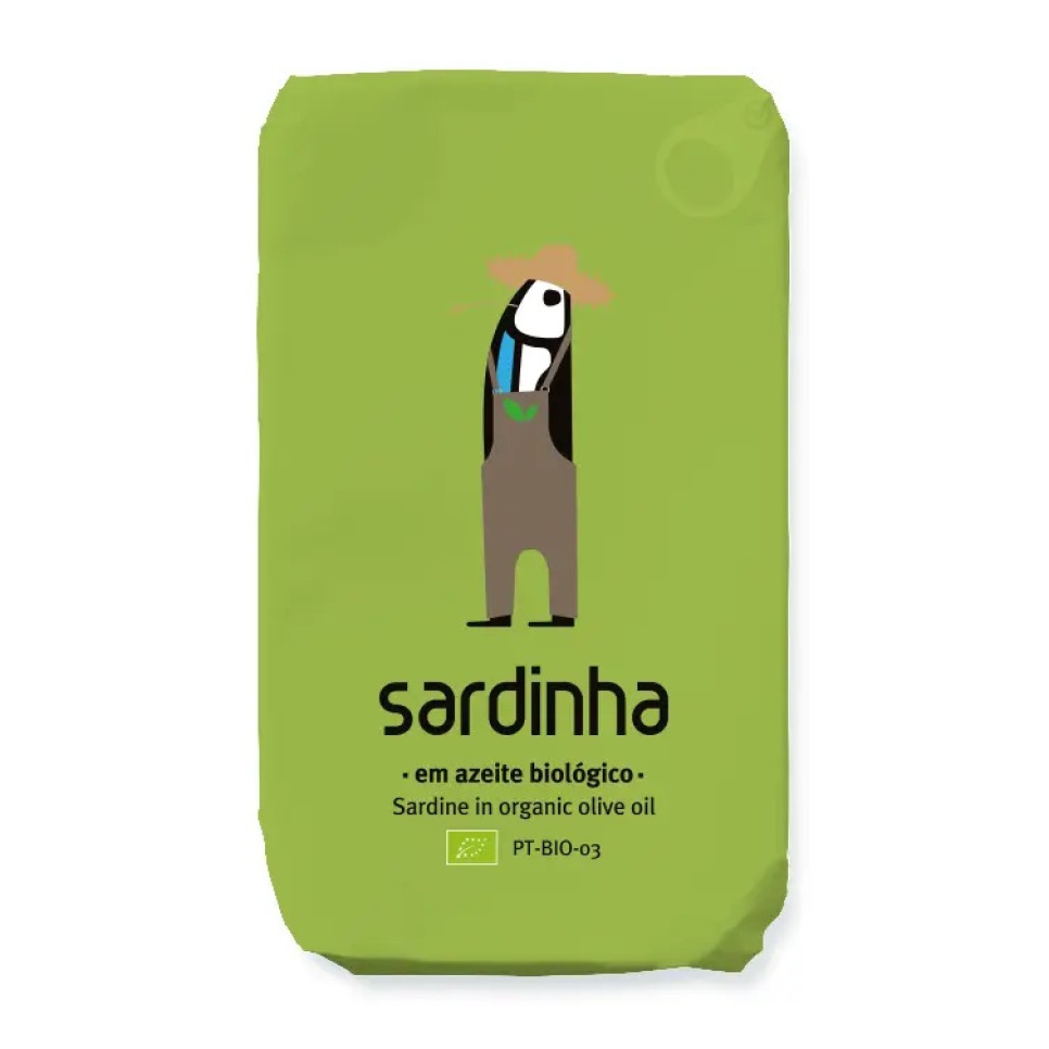 Sardines à l\'Huile d\'Olive Biologique, 120 g - Sardinha dans le groupe Cuisine / Autour du monde l\'adresse The Kitchen Lab (2253-35972)