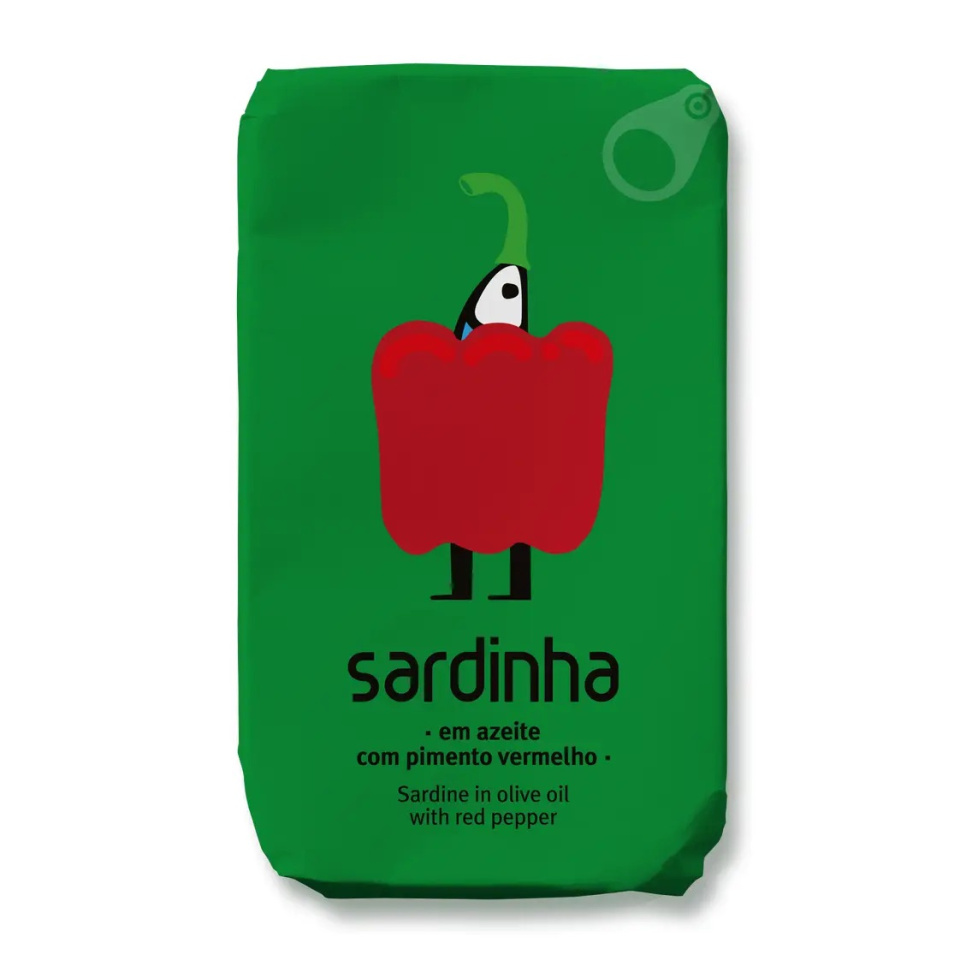 Sardines à l\'Huile d\'Olive Biologique, Paprika Biologique, 120 g - Sardinha dans le groupe Cuisine / Autour du monde l\'adresse The Kitchen Lab (2253-35975)