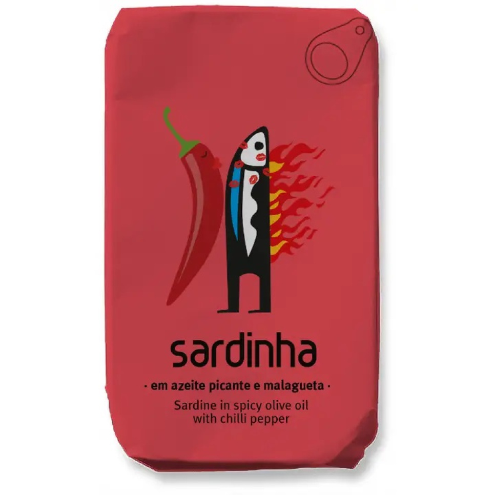 Sardines à l\'Huile d\'Olive, Piment, 120 g - Sardinha dans le groupe Cuisine / Autour du monde l\'adresse The Kitchen Lab (2253-35976)