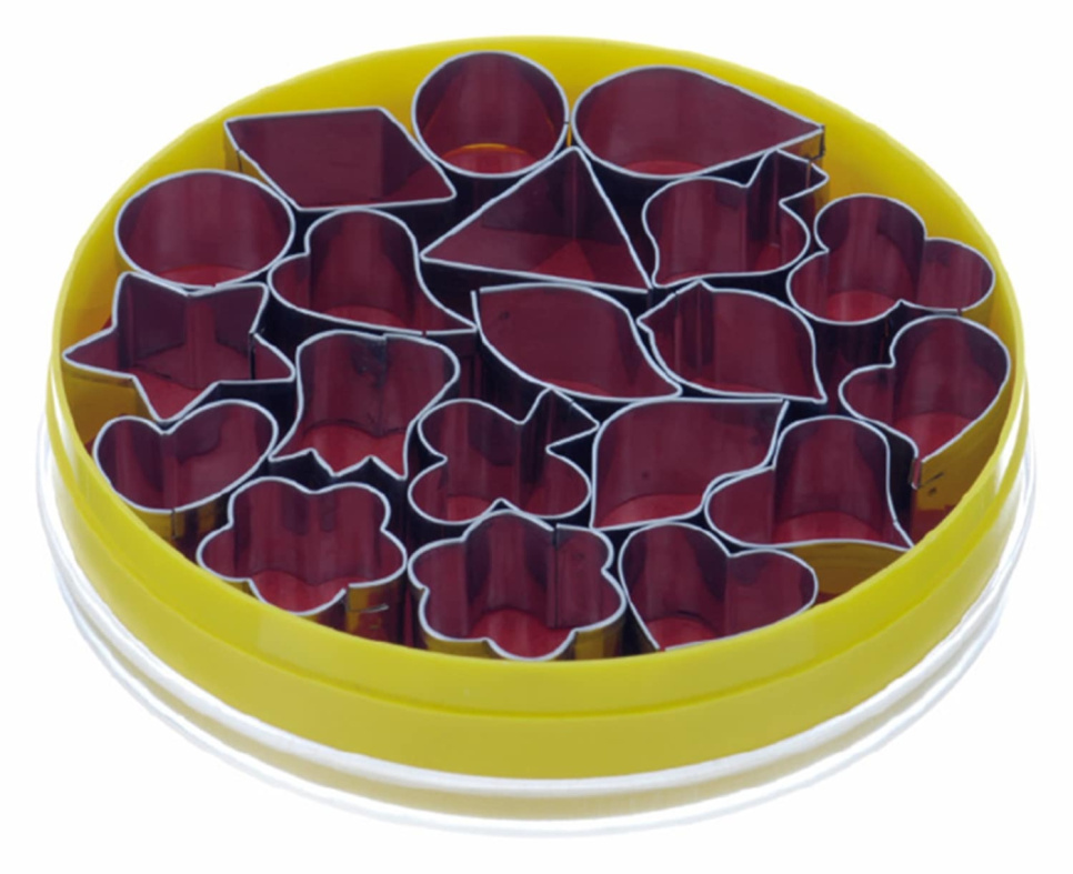 Petits emporte-pièces, formes assorties, set de 20 pièces - Schneider dans le groupe Pâtisserie / Ustensiles à pâtisserie / Coupe-pâte et emporte-pièce l\'adresse The Kitchen Lab (2254-33786)