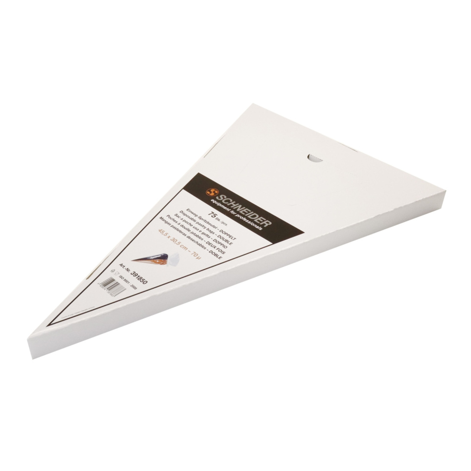 Poches à douille pour deux garnitures, lot de 75 - Schneider