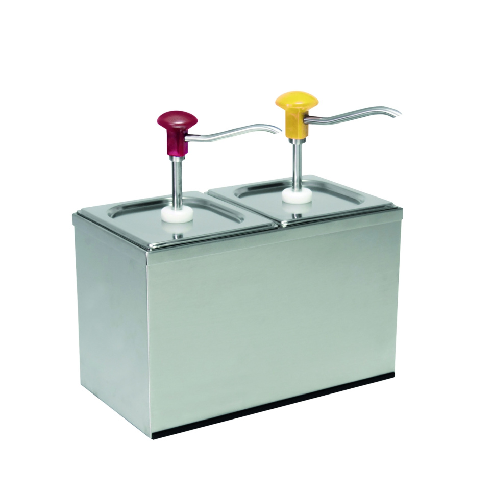 Pompe à sauce, Double, GN 1/6 - Schneider dans le groupe Arts de la table / Autre pour les arts de la table et service / Articles spéciaux l\'adresse The Kitchen Lab (2254-33857)