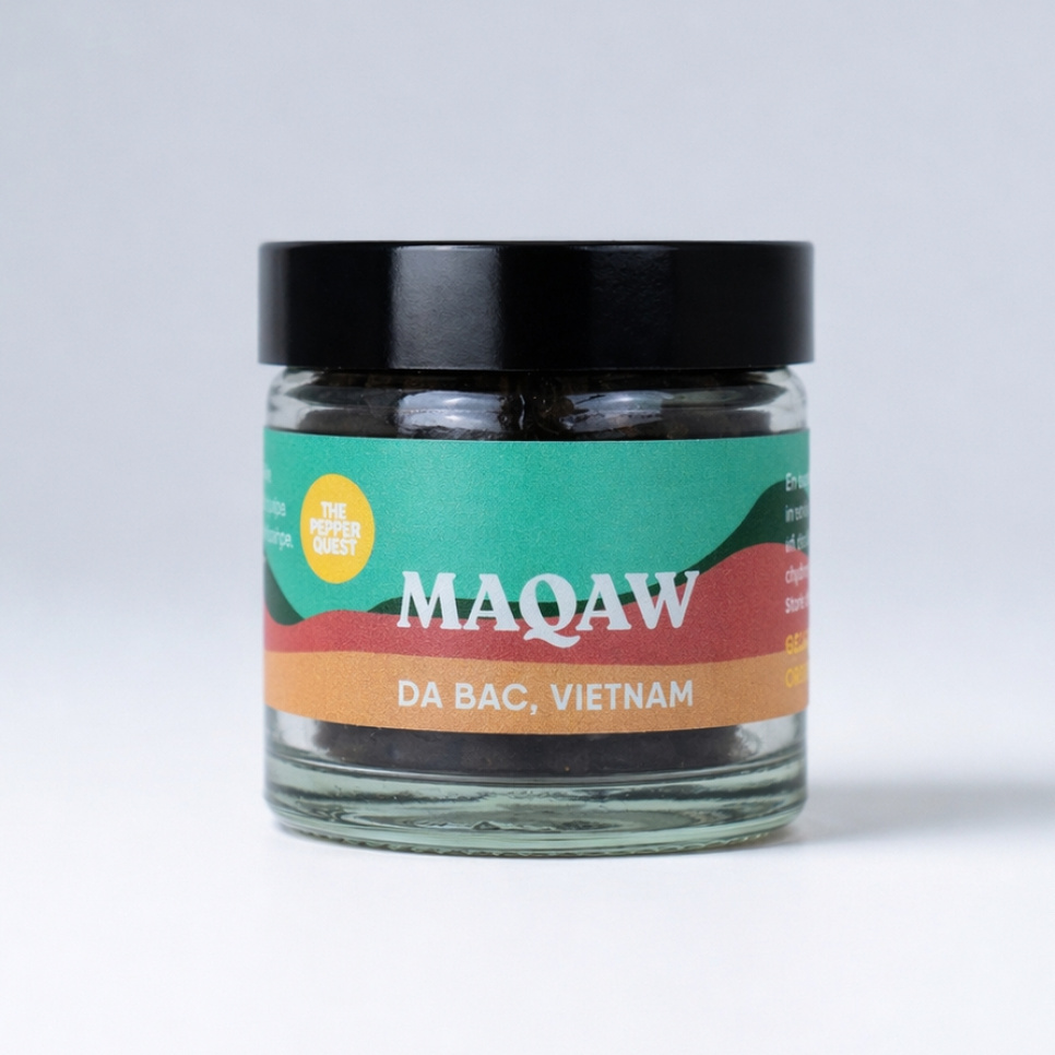 Poivre, Maqaw, 35 g - The Pepper Quest dans le groupe Cuisine / Épices et Arômes / Poivre l\'adresse The Kitchen Lab (2257-35505)