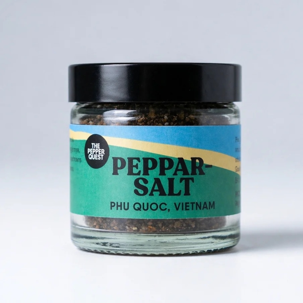 Sel poivré, Phu Quoc, 50 g - The Pepper Quest dans le groupe Cuisine / Épices et Arômes / Épices l\'adresse The Kitchen Lab (2257-36655)
