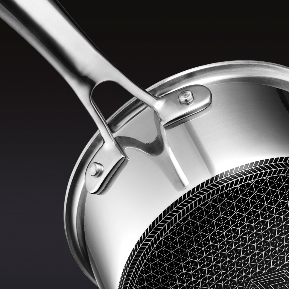 Casserole avec couvercle en verre, antiadhésif, 1 L - Hexclad