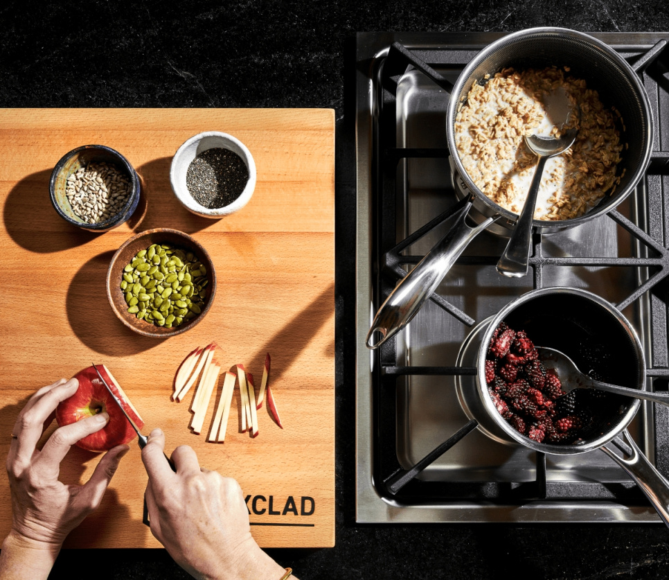 Casserole avec couvercle en verre, antiadhésif, 1 L - Hexclad