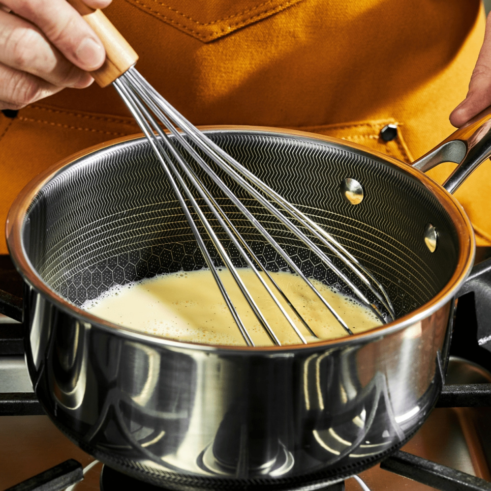 Casserole avec couvercle en verre, antiadhésif, 1 L - Hexclad