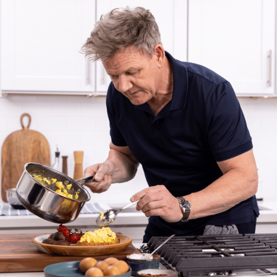 Casserole avec couvercle en verre, antiadhésive, 1.9 L - Hexclad