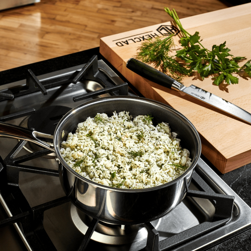 Casserole avec couvercle en verre, antiadhésive, 2.8 L - Hexclad