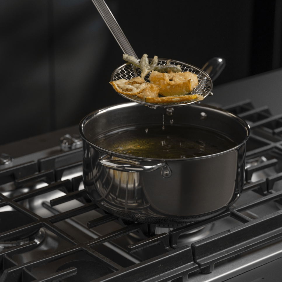 Casserole avec couvercle en verre, antiadhésive, 4.7 L - Hexclad