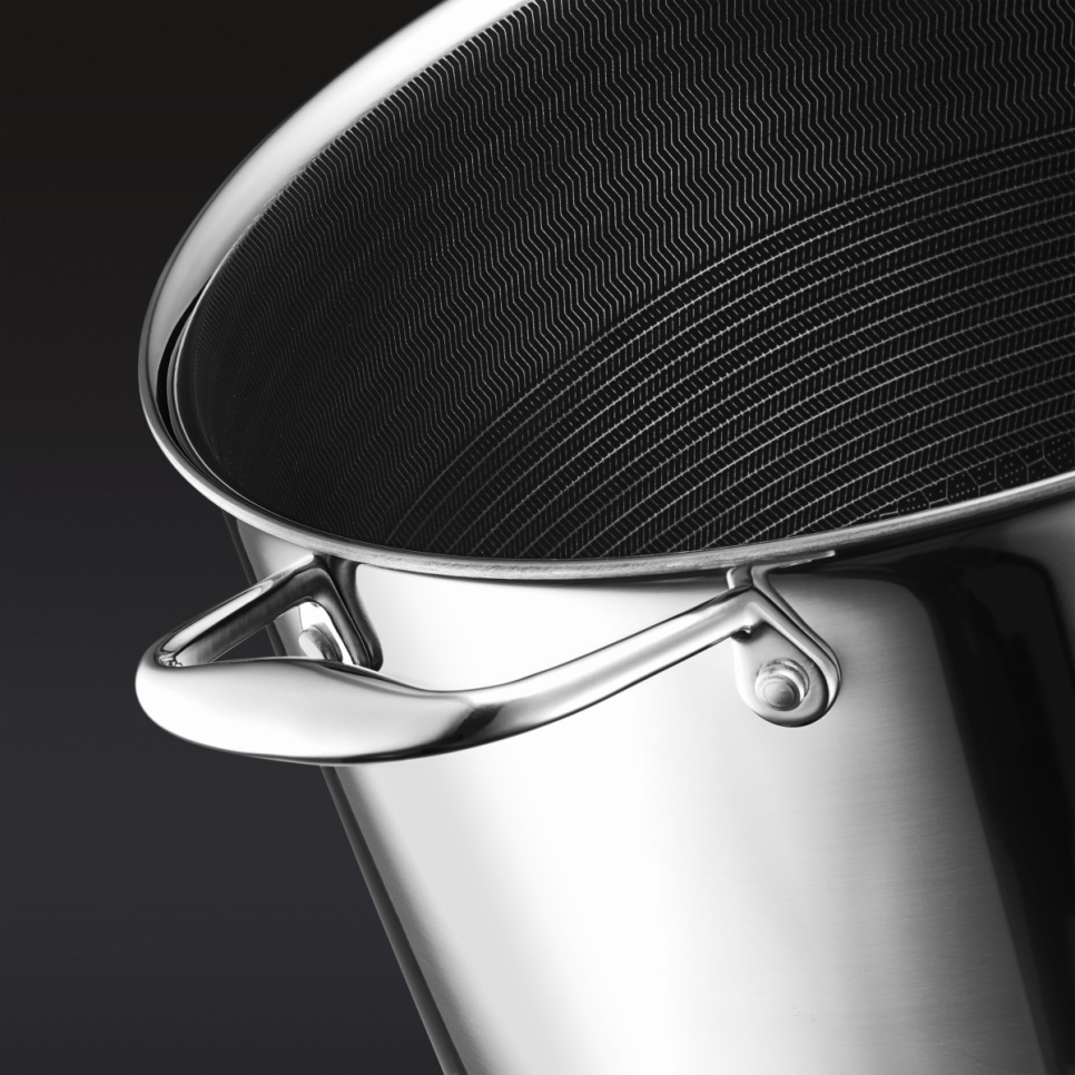 Marmite avec couvercle en verre, antiadhésive, 9,5 L - Hexclad