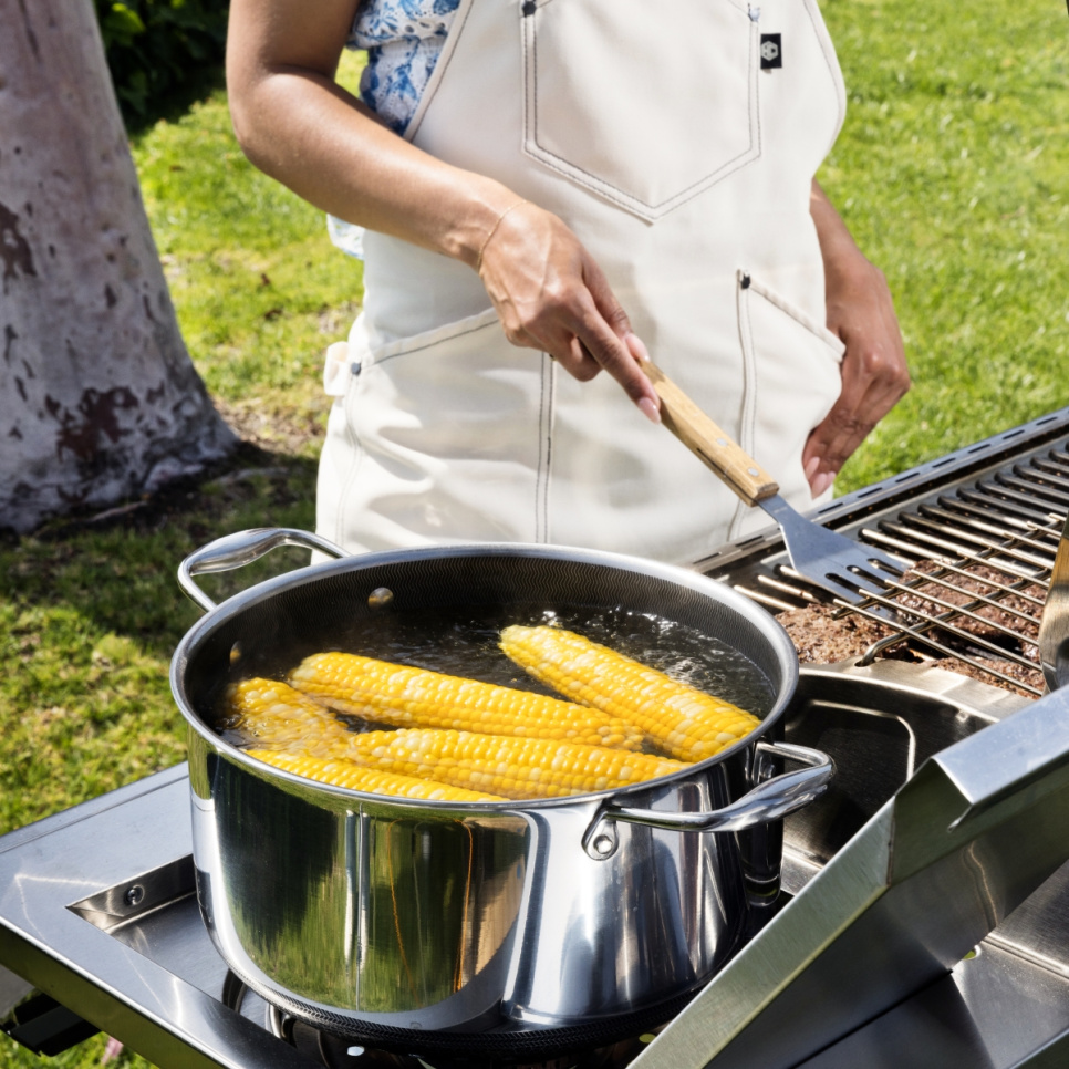 Marmite avec couvercle en verre, antiadhésive, 9,5 L - Hexclad