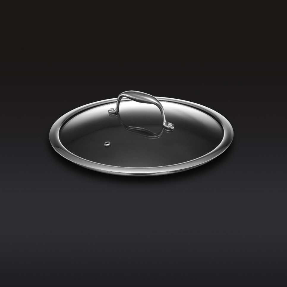 Couvercle en verre, 26 cm - Hexclad dans le groupe Cuisine / Poêle à frire / Accessoires et couvercles l\'adresse The Kitchen Lab (2262-33387)