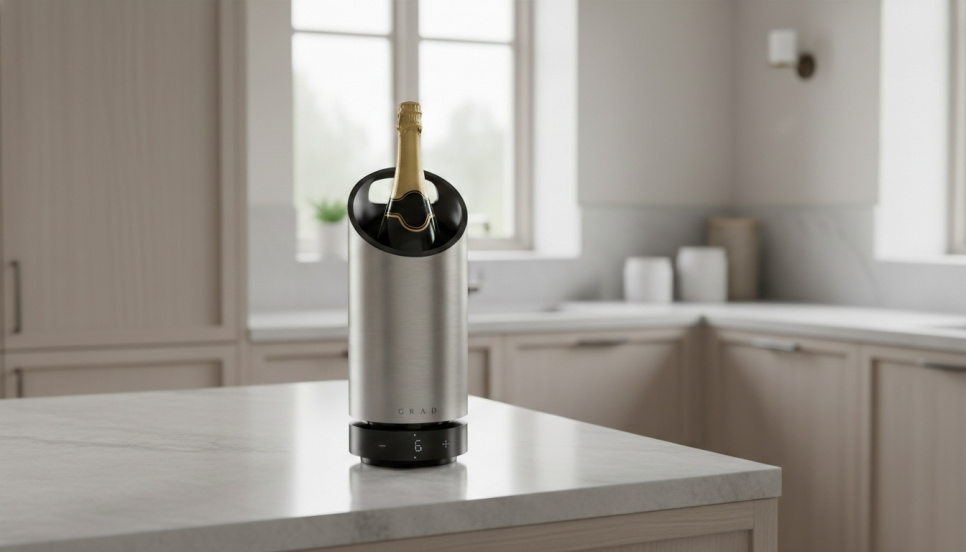 Refroidisseur à vin électrique, No. 1, Steel Series - Grad