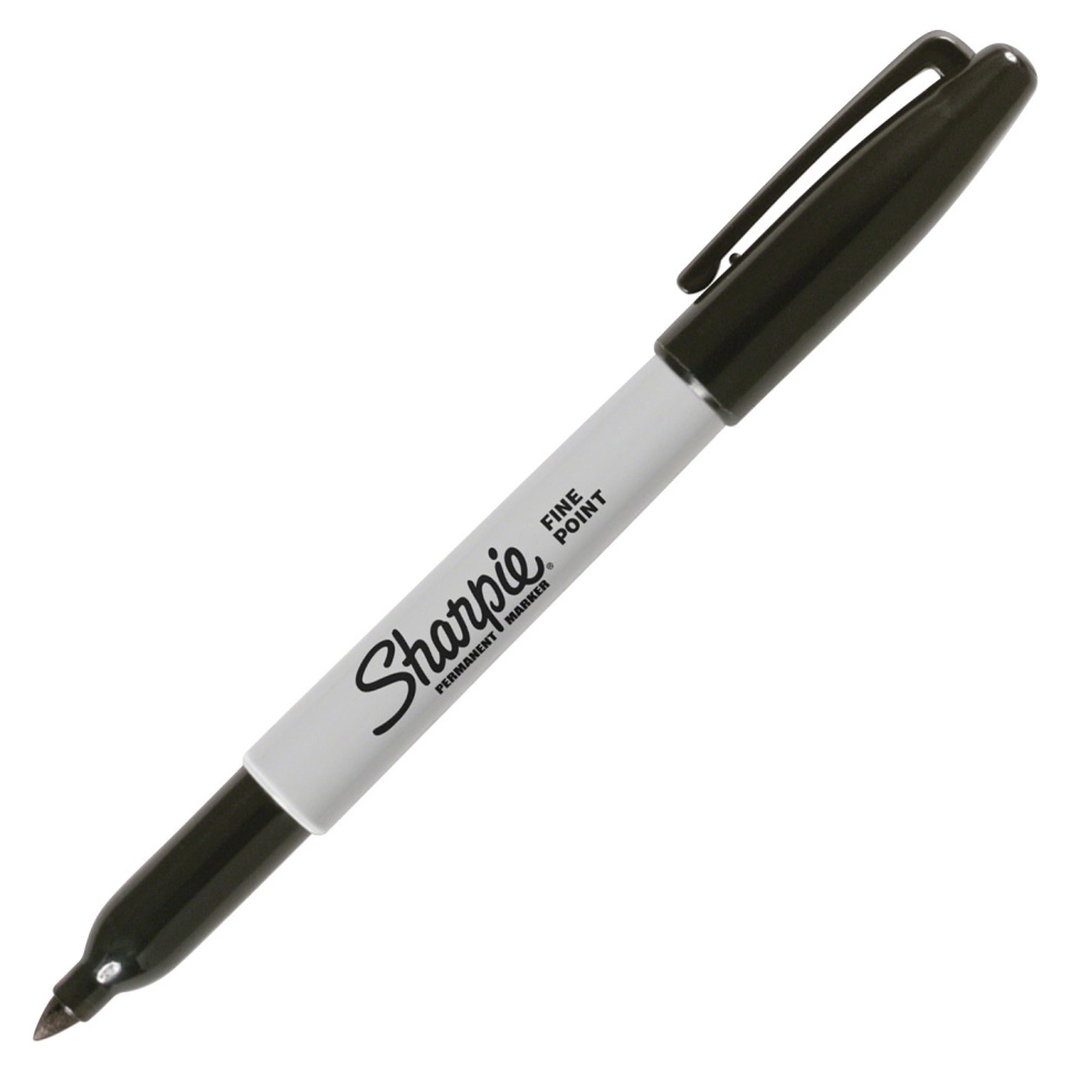 Marqueur, pointe fine, noir – Sharpie dans le groupe Cuisine / Ustensiles de cuisine / Mise en place l\'adresse The Kitchen Lab (2290-34091)