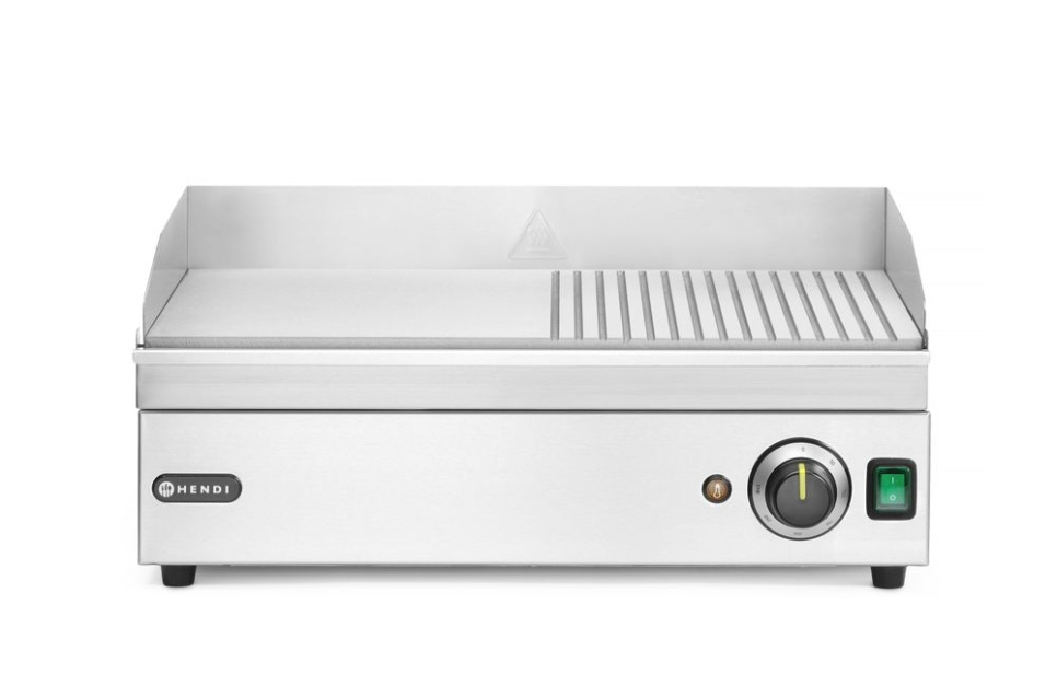 Plancha électrique 50/50 51,8 x 33 cm, Kitchen Line - Hendi dans le groupe Électroménager / Autre Électroménager / Autre Électroménager l\'adresse The Kitchen Lab (2294-34680)