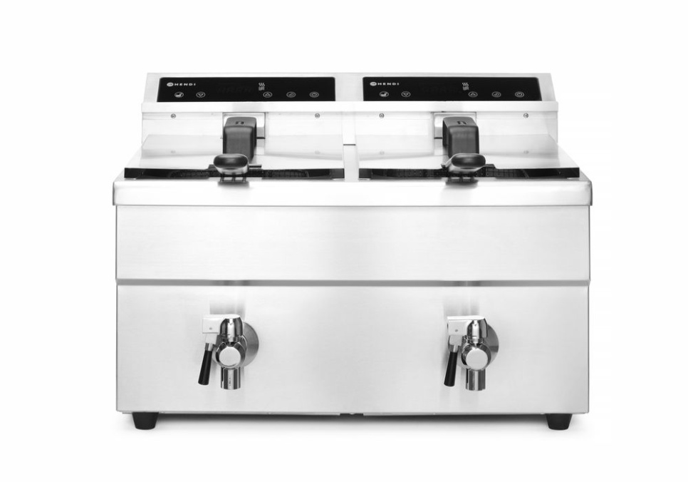 Friteuse à induction 2 x 8 L, Profi Line - Hendi dans le groupe Électroménager / Réchauffer et cuire / Friteuses l\'adresse The Kitchen Lab (2294-34688)