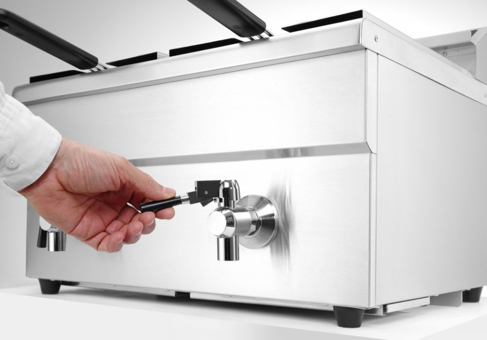 Friteuse à induction 2 x 8 L, Profi Line - Hendi