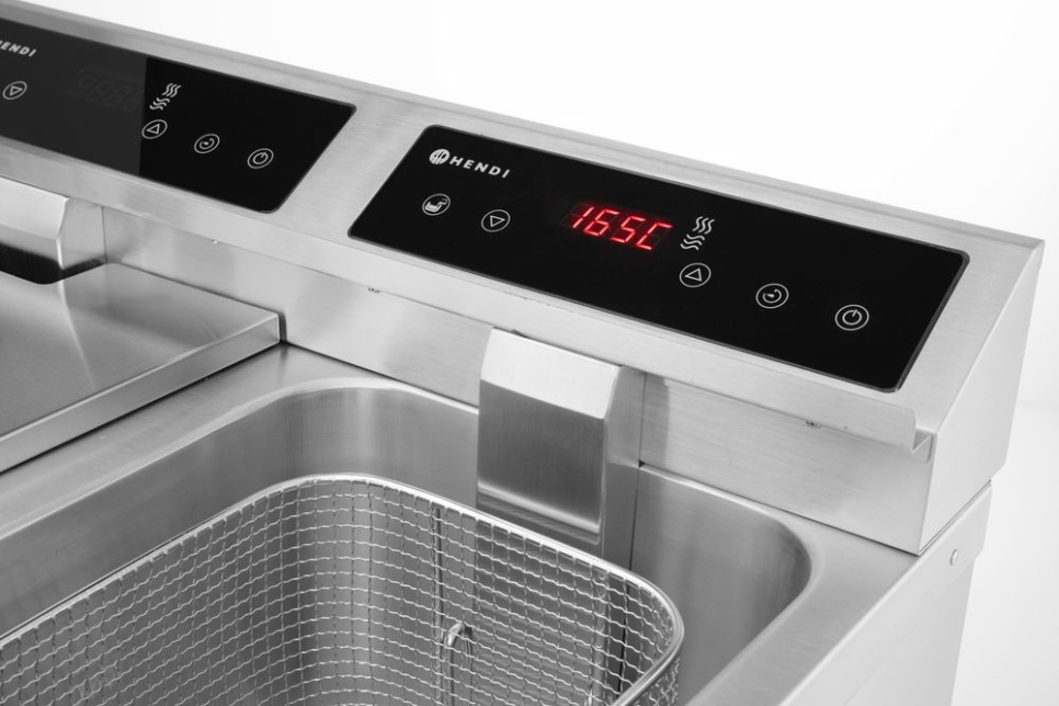 Friteuse à induction 2 x 8 L, Profi Line - Hendi
