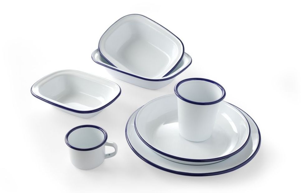 Assiette émaillée, 20 cm - Hendi