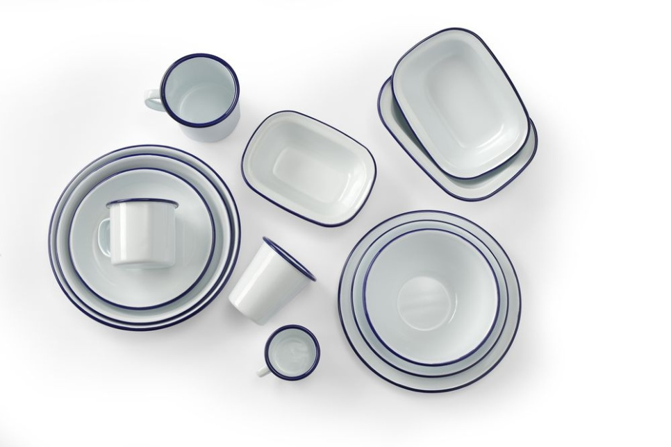 Assiette creuse émaillée, 18 cm - Hendi