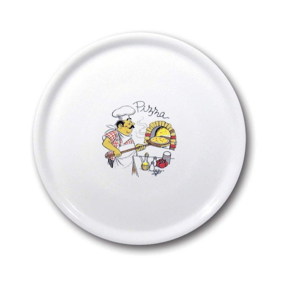 Assiette à pizza, traditionnelle, 33 cm - Hendi
