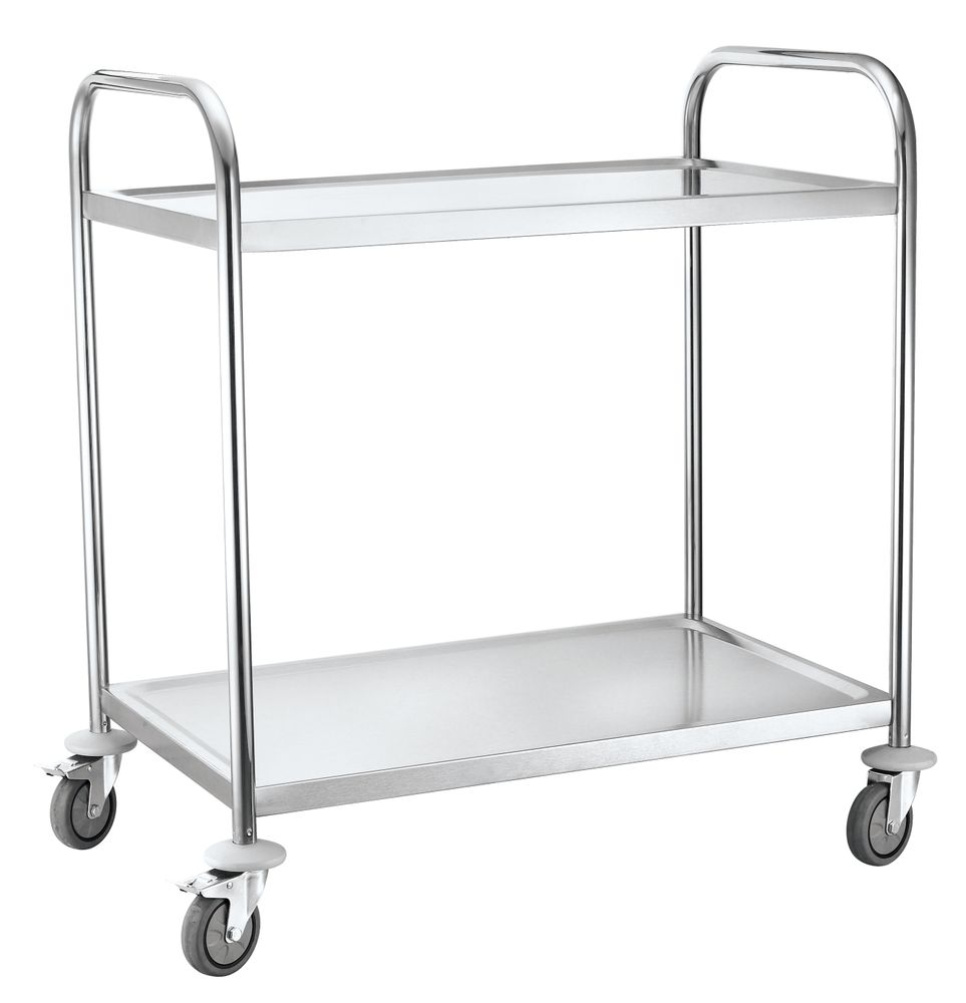 Chariot de service à deux étagères - Hendi