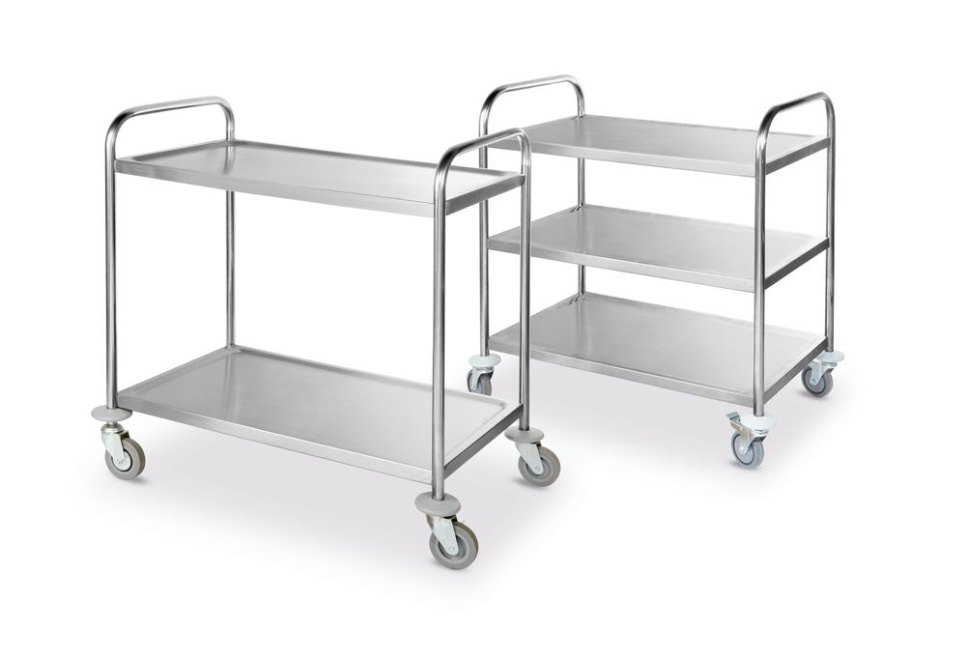 Chariot de service à deux étagères - Hendi