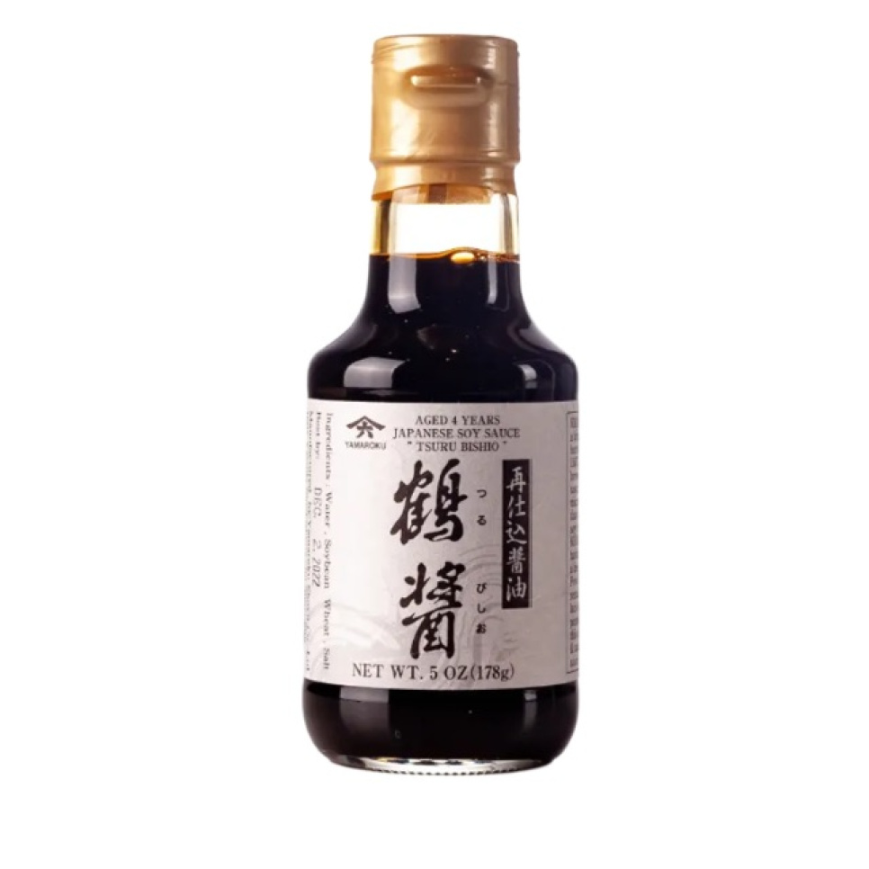 Sauce soja, Tsuru Bishio Saishikomi Shoyu 4 ans, 145 ml - Yamaroku dans le groupe Cuisine / Autour du monde l\'adresse The Kitchen Lab (2301-35500)