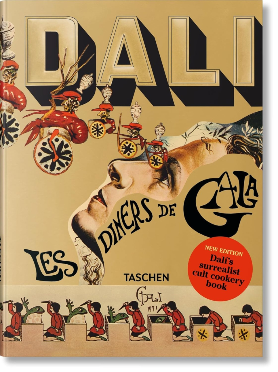 Dalí. Les dîners de Gala - Salvador Dalí dans le groupe Cuisine / Livres de cuisine / / l\'adresse The Kitchen Lab (2304-36055)