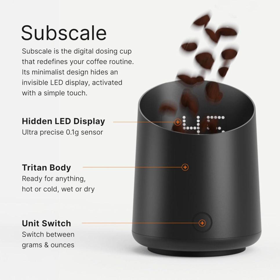 Subminimal SubScale balance à espresso, noire